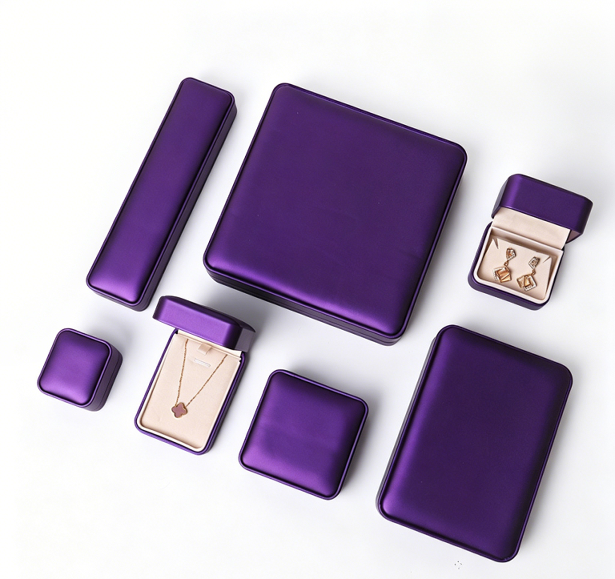 Affordable luxury hot sell pu leather ring box 5 colors BL985