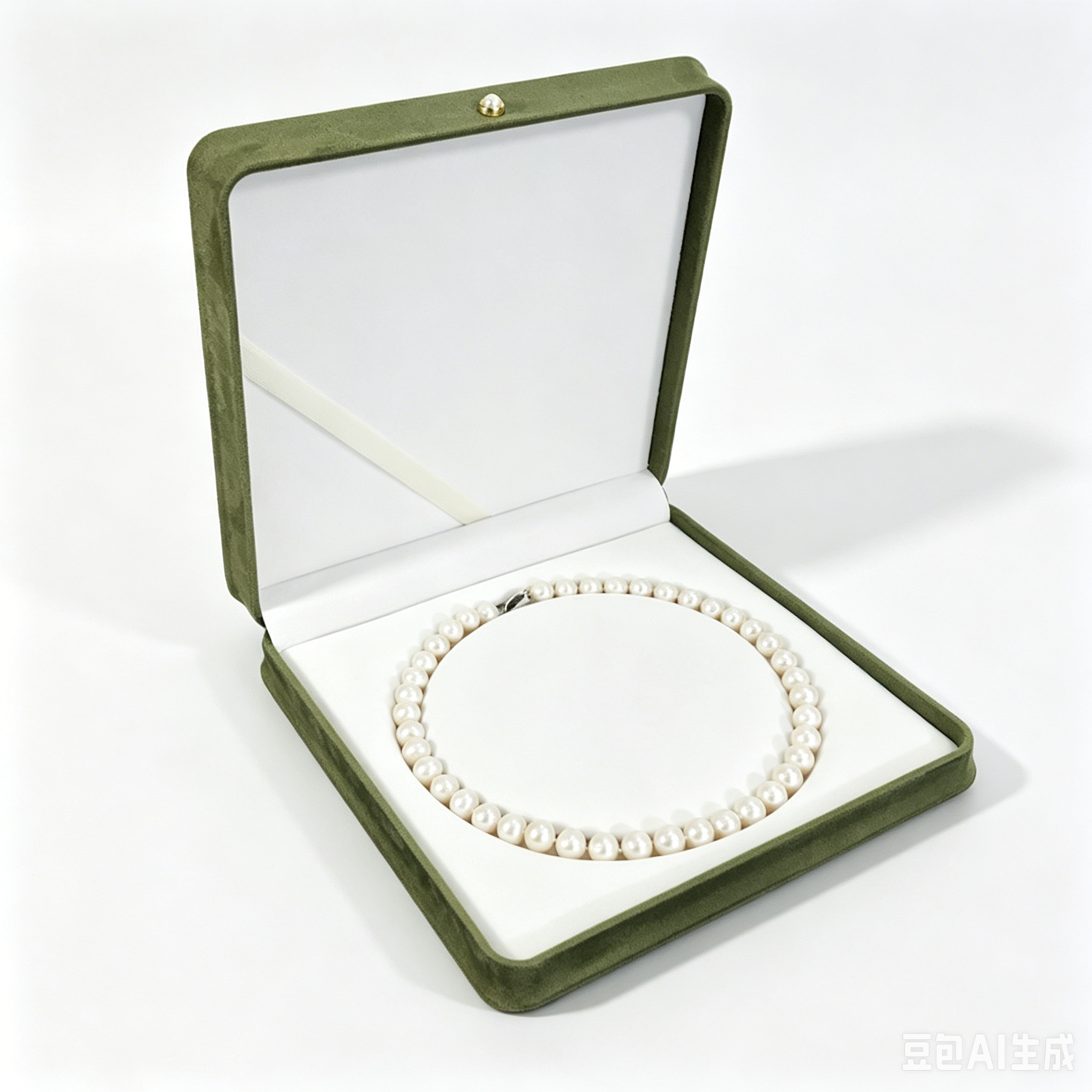 Minimalist well-crafted pearl necklace box 4 colors BN477