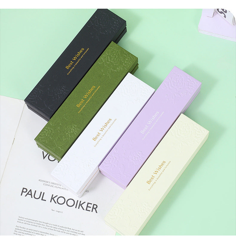 Embossed pattern simple style universal function paper box EC980