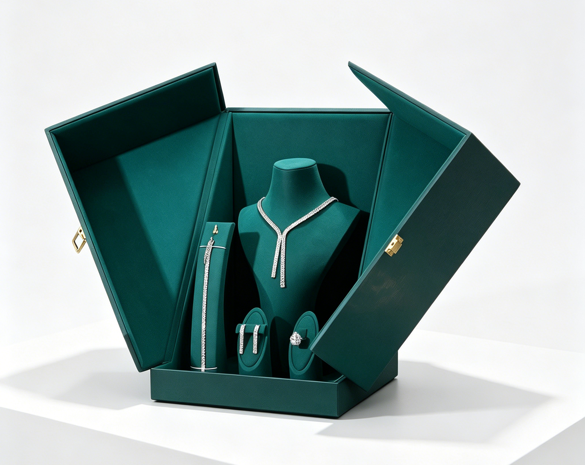 Refined luxurious jewelry display box BN001