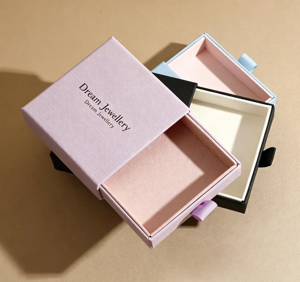 Popular new packaging styles sliding paper box ES375