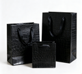 Big sizes crocodile pattern shopping bag for luxury jewelry, clothing and boutique shop