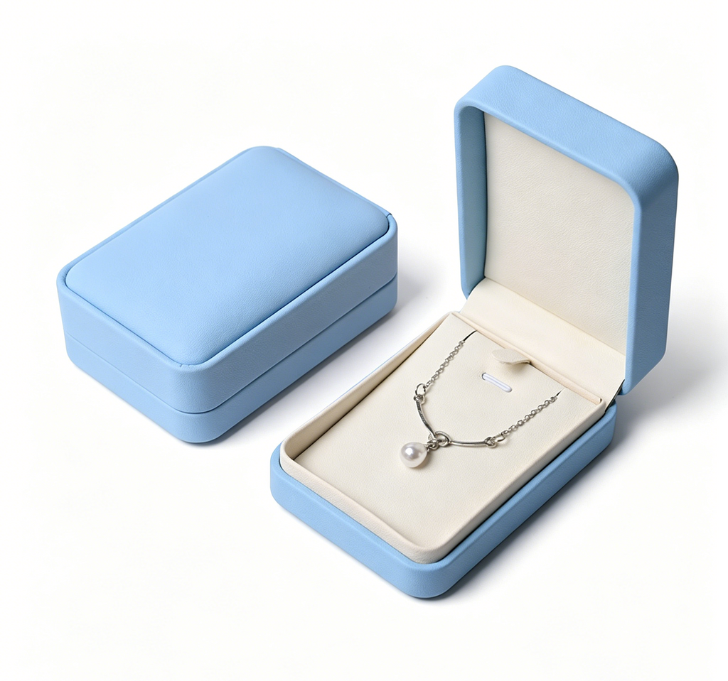 Affordable luxury hot sell pu leather ring box 5 colors BL985
