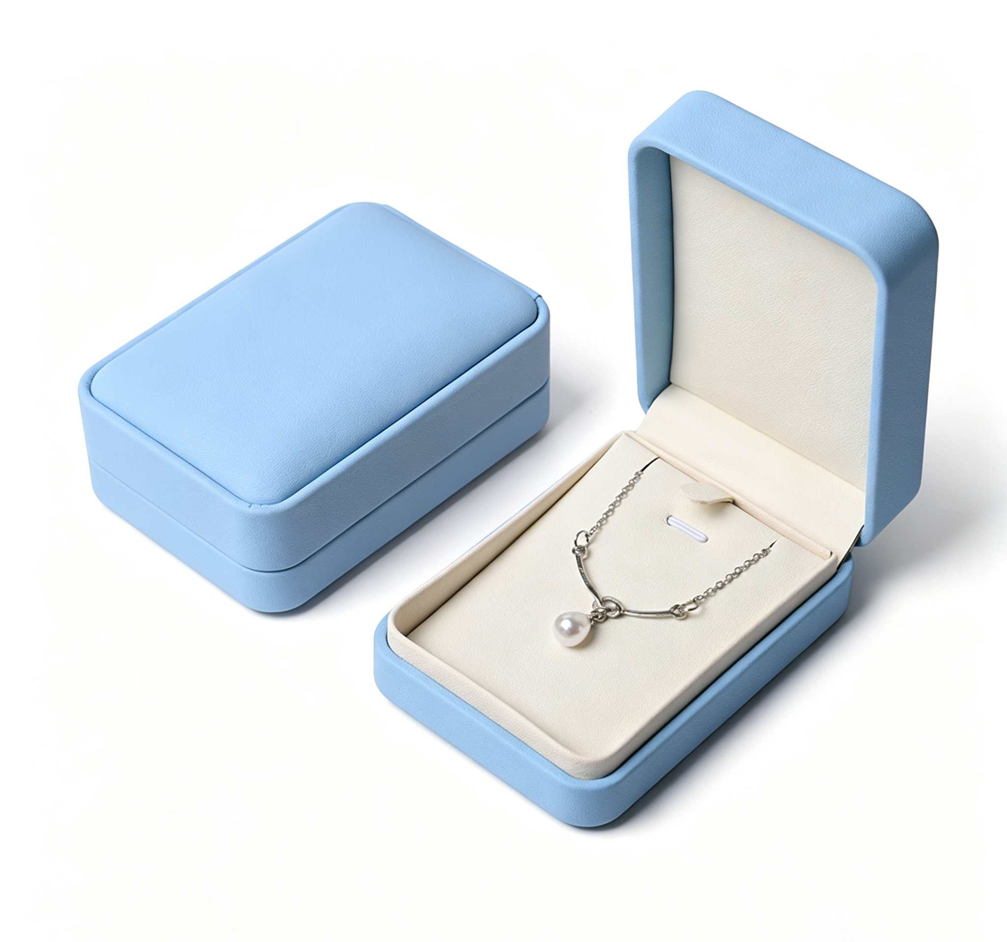 Affordable luxury hot sell pu leather ring box 5 colors BL985