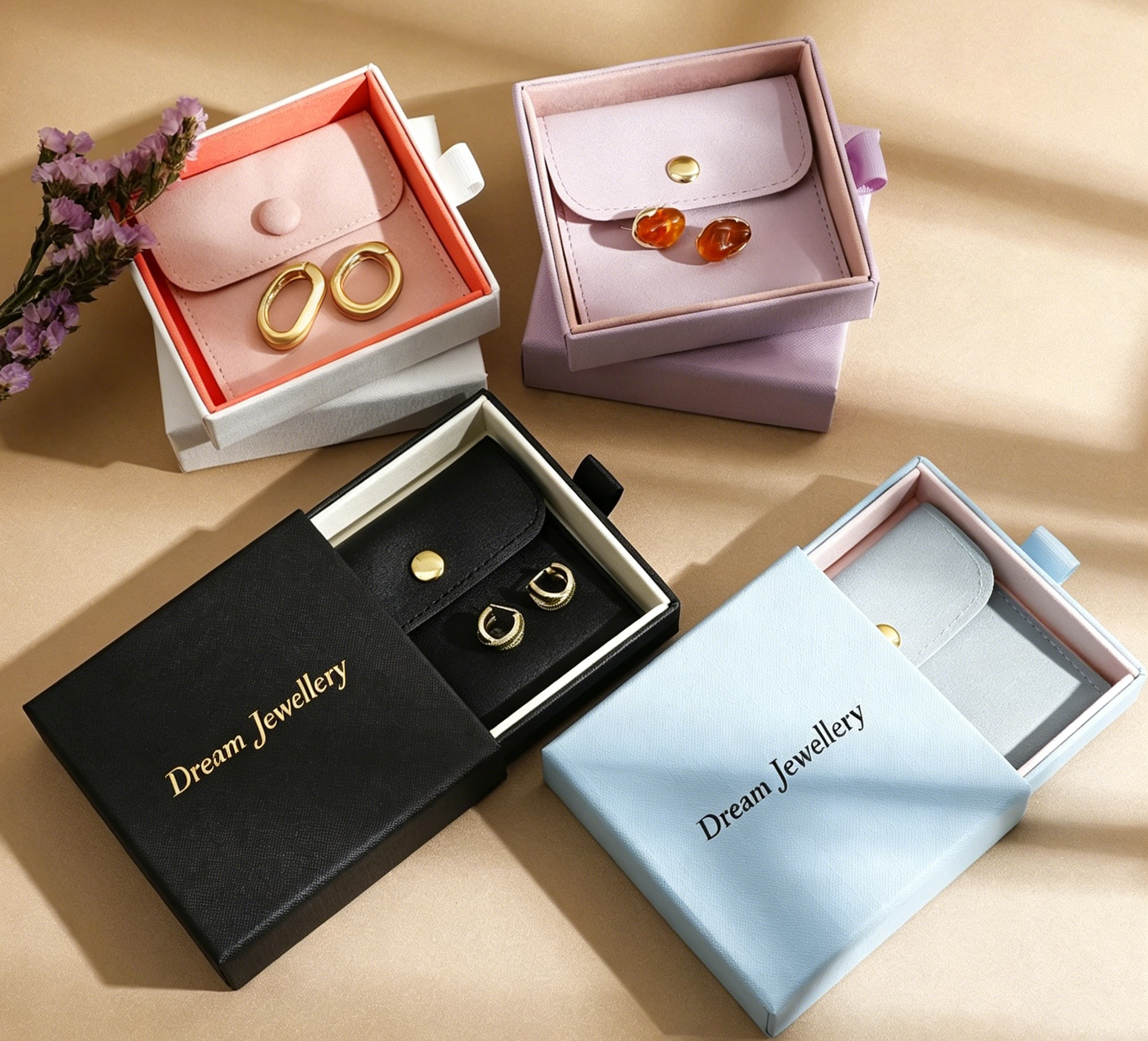 Popular new packaging styles sliding paper box ES375