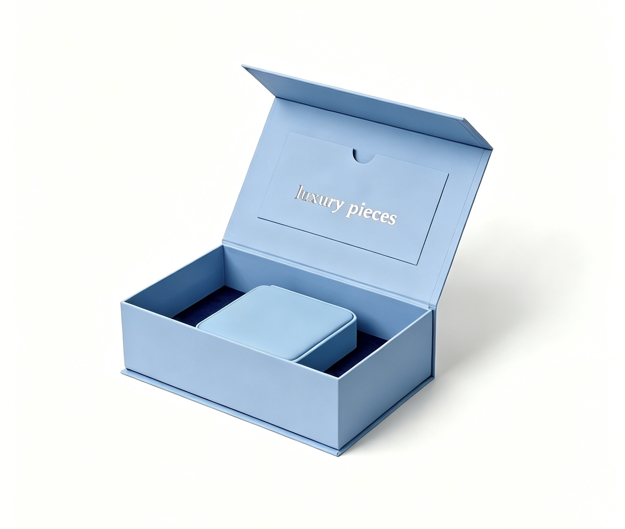 Premium jewelry box with outer box for certificate PQ356