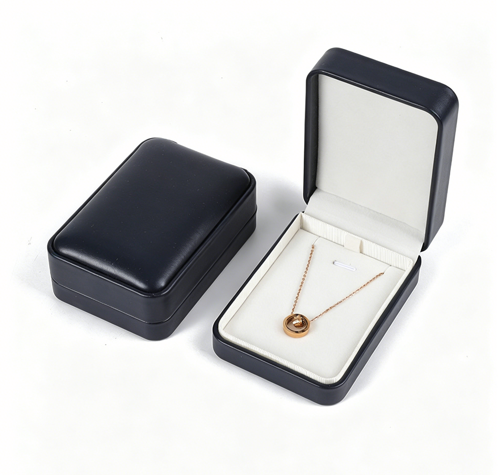 Soft pu leather fashion design ring box BL634