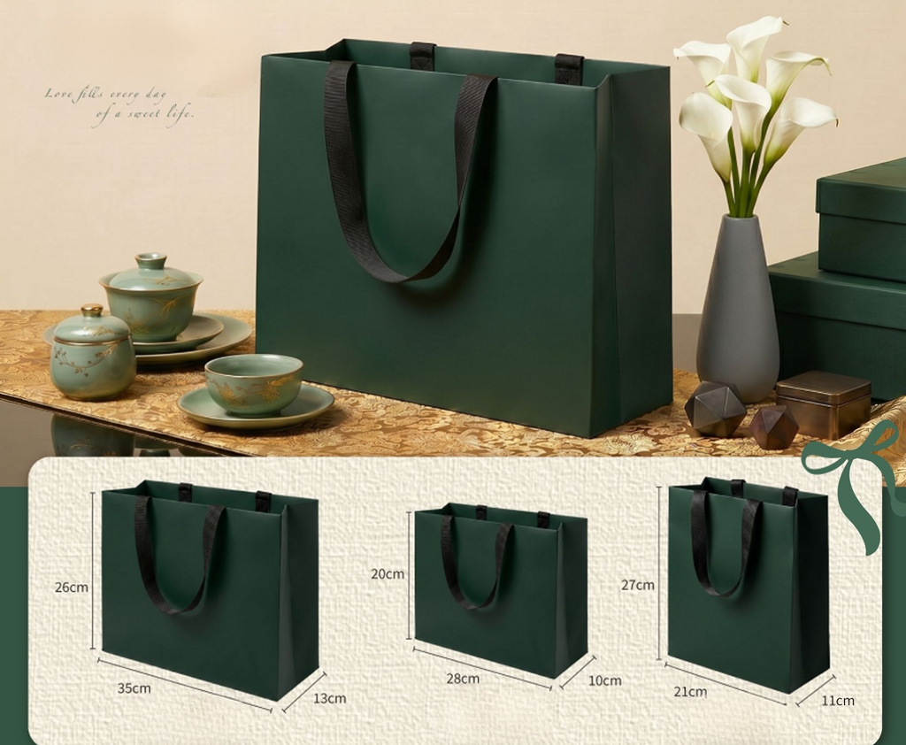 Laminated fine quality shopping bag for jewellery, clothing store 5 colors SP236