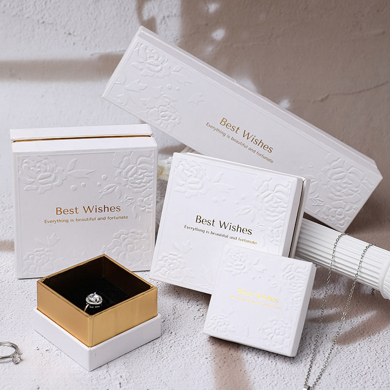 Embossed pattern simple style universal function paper box EC980