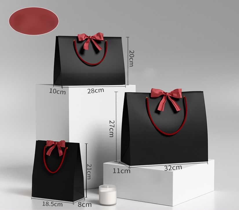 Multiple design ribbon bow practical gift bag SP244
