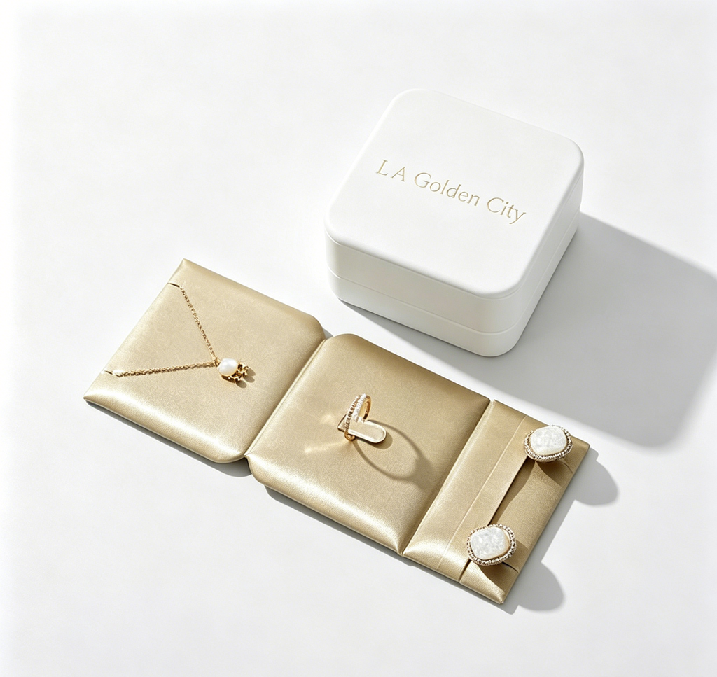 Premium 3 in 1 jewelry box with outer box for certificate PQ358