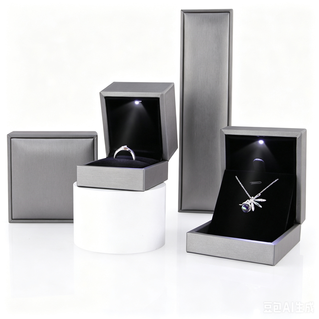 Classic style Pu leather LED light box L733
