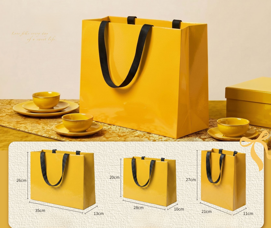 Laminated fine quality shopping bag for jewellery, clothing store 5 colors SP236