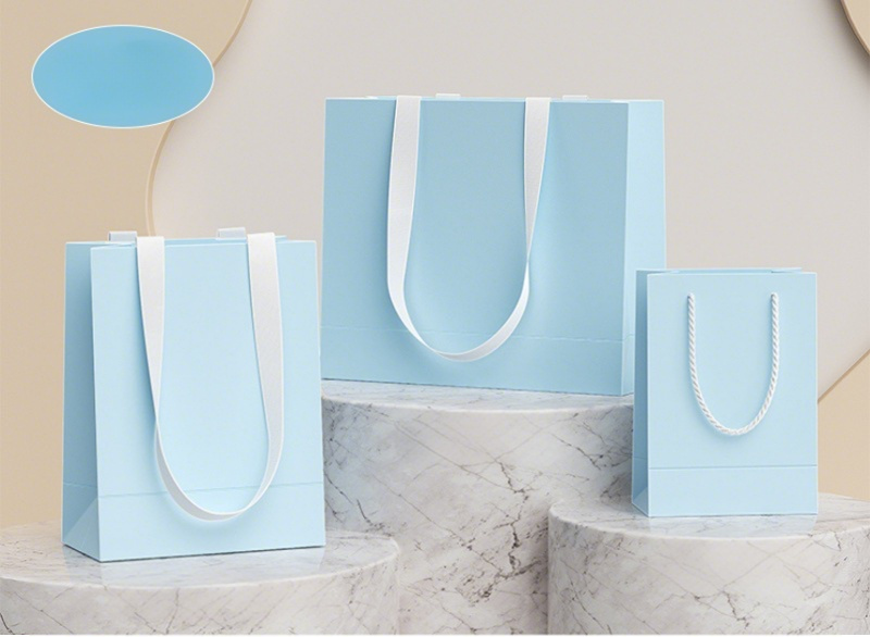 hot selling personalizable simple design paper bag 9 colors SP209