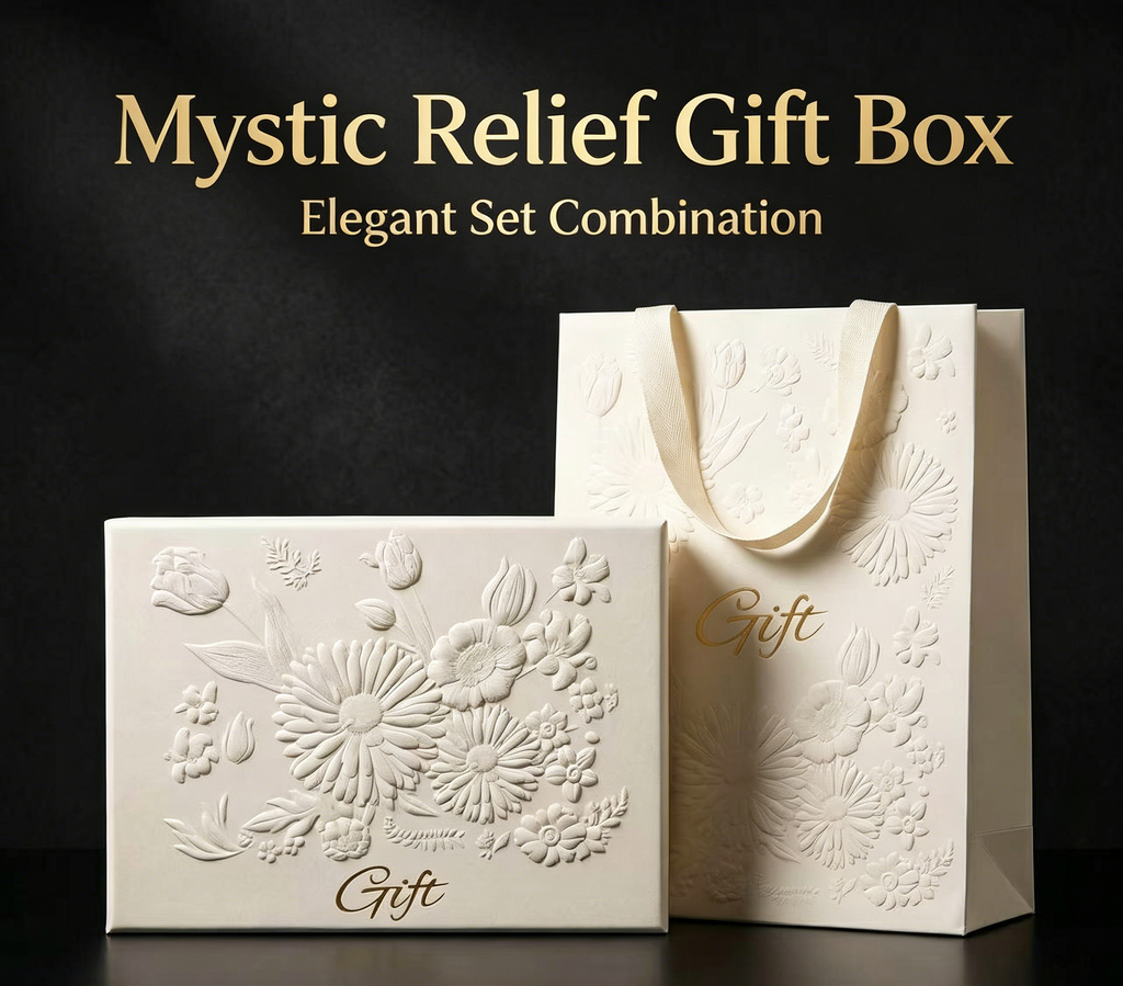 Luxury style debossed 3D pattern gift bag SP767