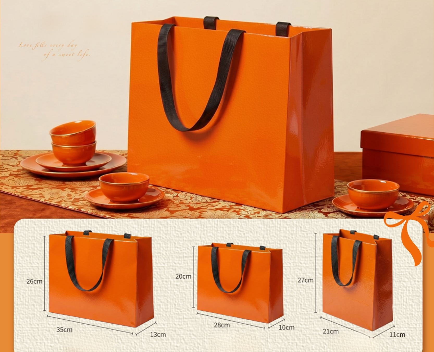 Laminated fine quality shopping bag for jewellery, clothing store 5 colors SP236