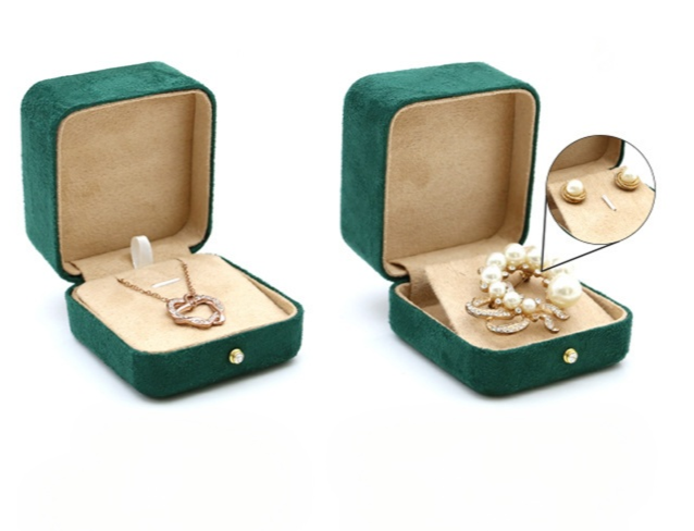 Premium microfiber box proposal wedding ring box BV211