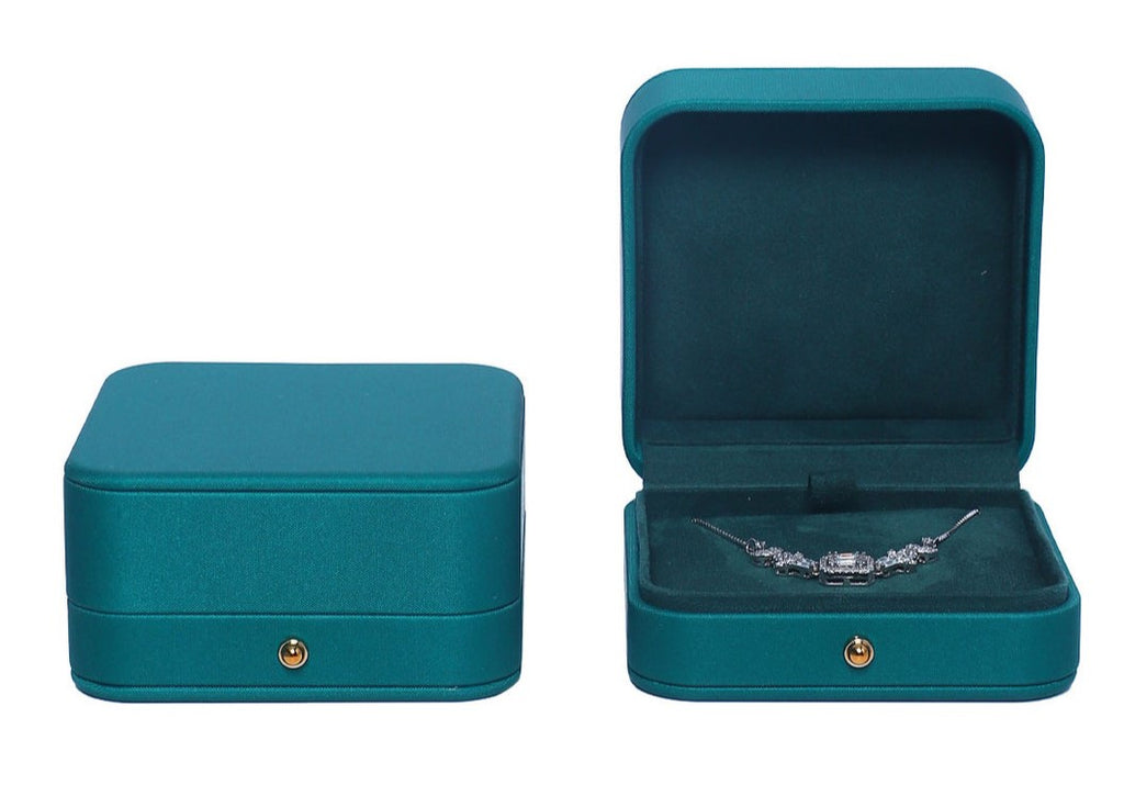 4 colors Pu leather material customizable ring box BL631