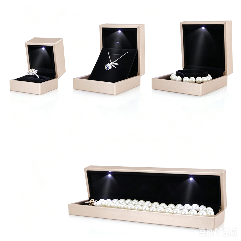 Classic style Pu leather LED light box L733