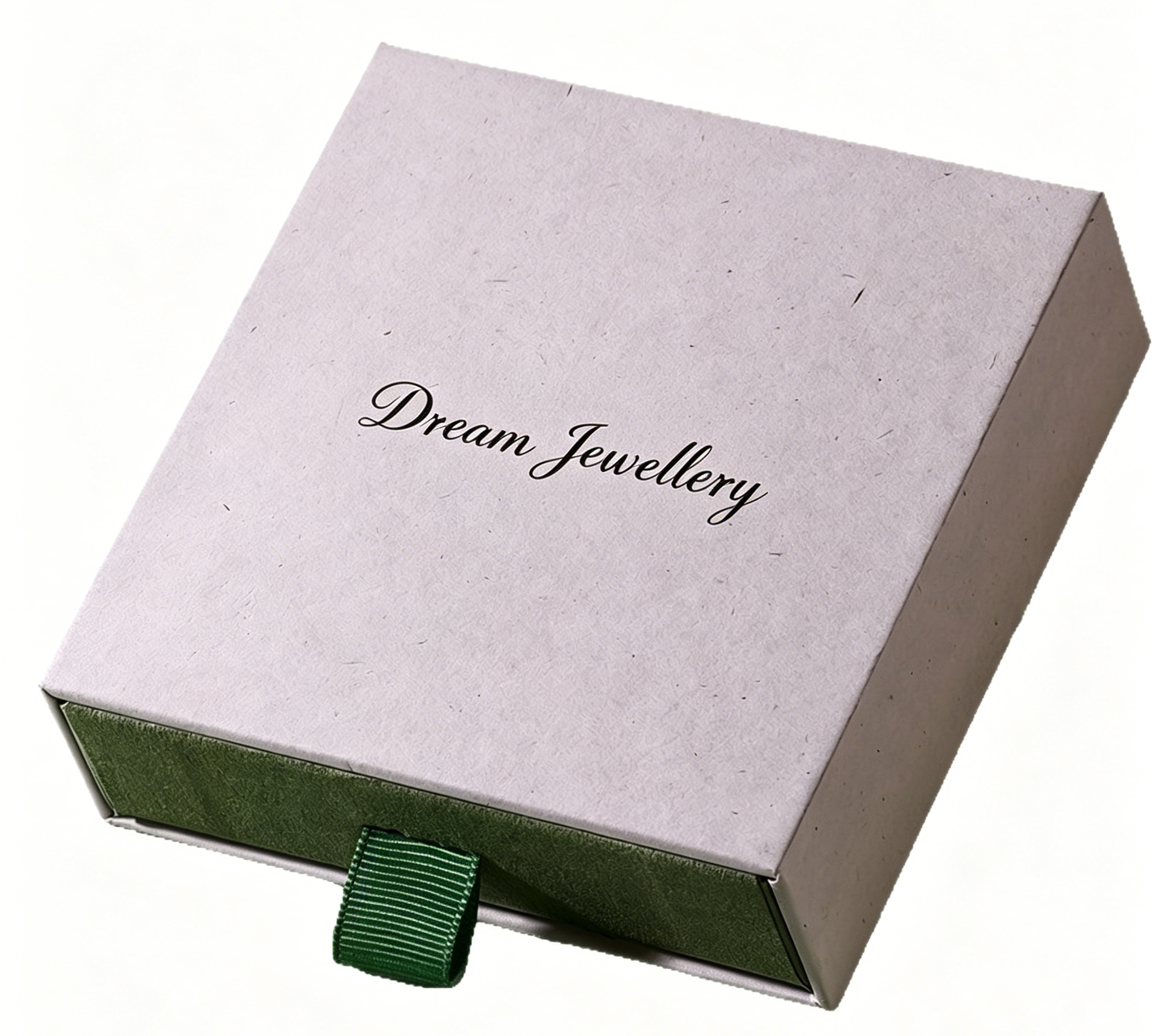 Eco cotton paper custom box for jewelry ES745