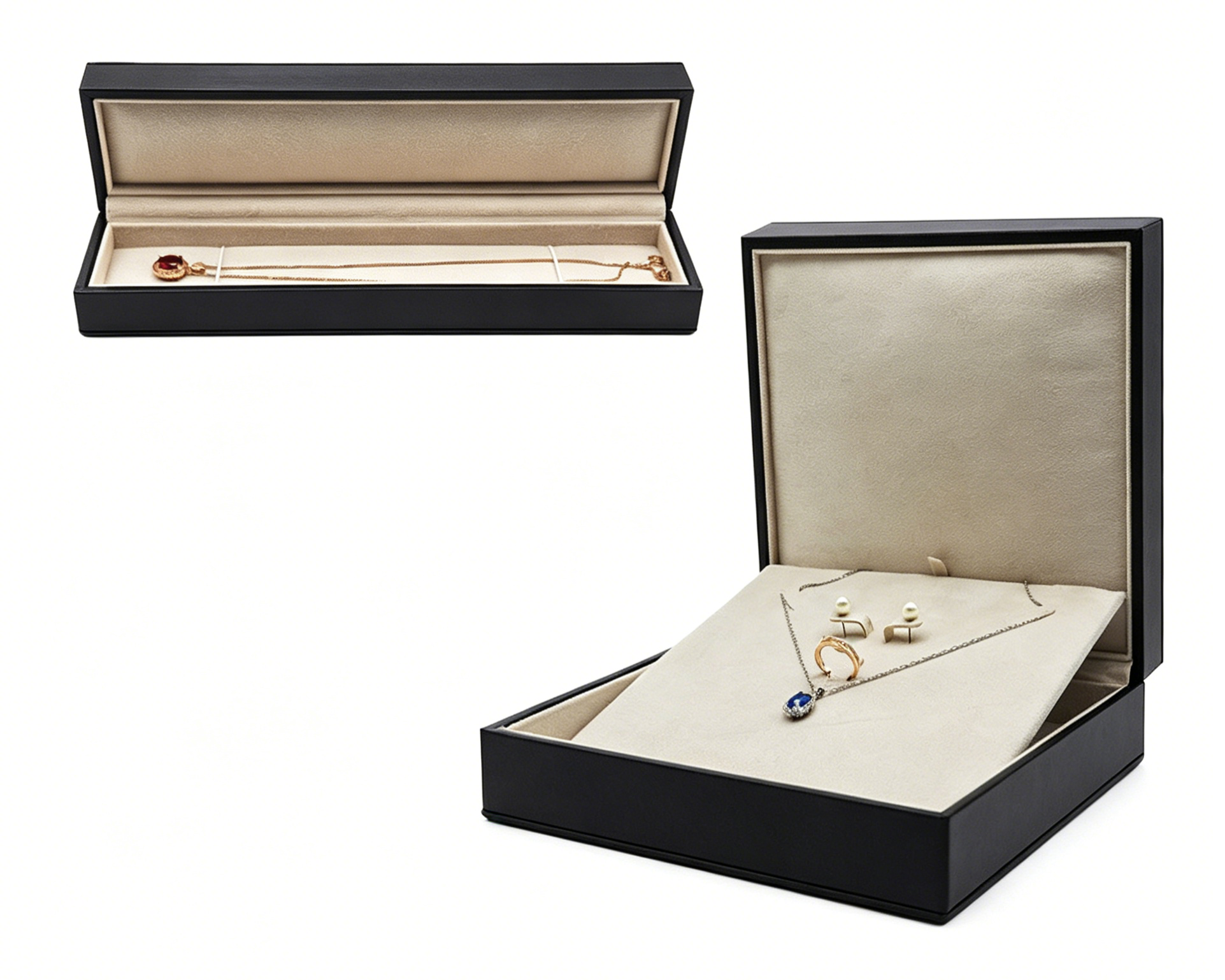 Premium high quality leather ring box BL545