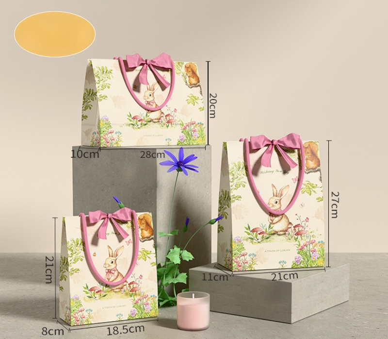 Multiple design ribbon bow practical gift bag SP244