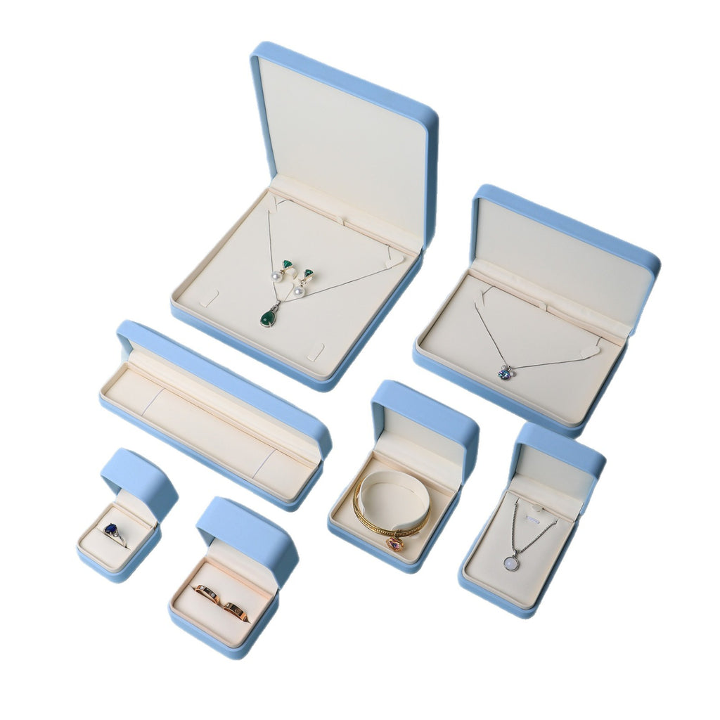 Affordable luxury hot sell pu leather ring box 5 colors BL985