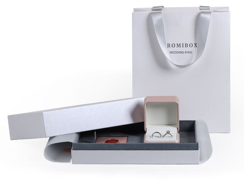 Premium jewelry box with outer box for certificate PQ946