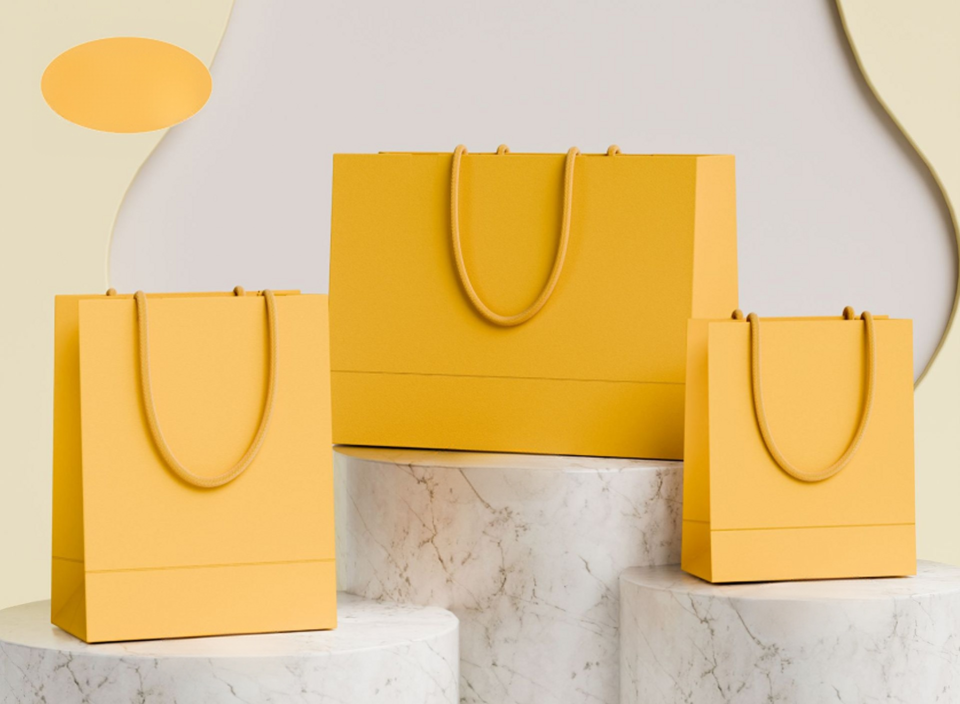 hot selling personalizable simple design paper bag 9 colors SP209