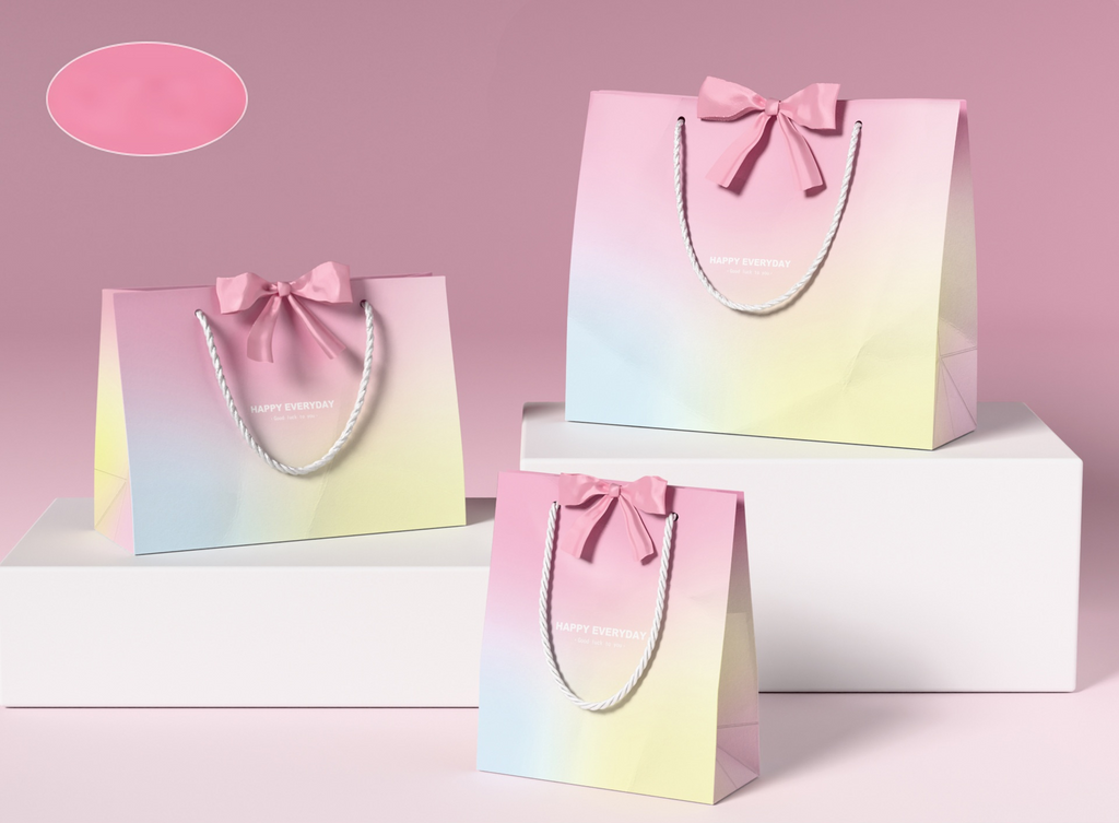 Multiple design ribbon bow practical gift bag SP244