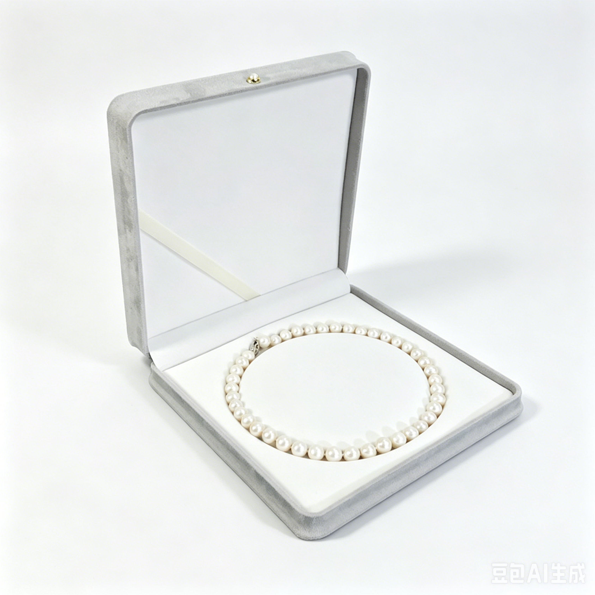 Minimalist well-crafted pearl necklace box 4 colors BN477