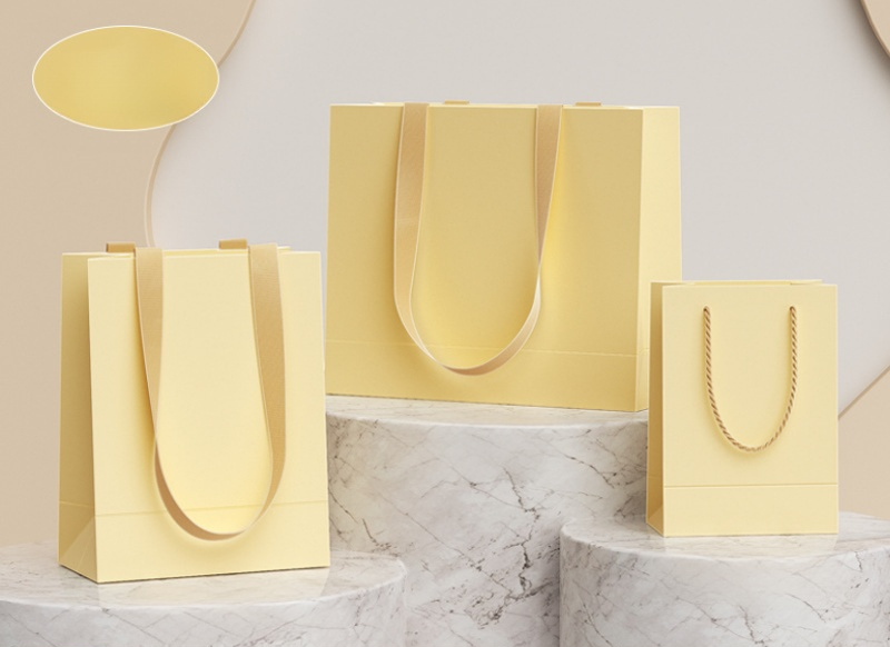 hot selling personalizable simple design paper bag 9 colors SP209