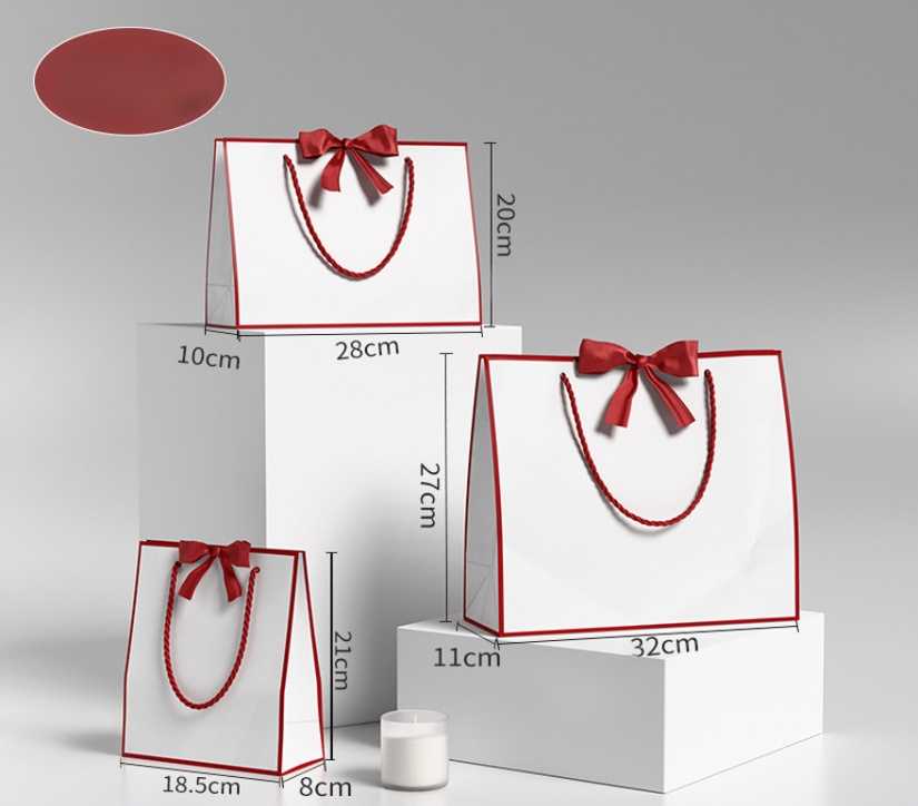 Multiple design ribbon bow practical gift bag SP244