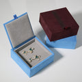 Vintage style wooden box with plush velvet BW544