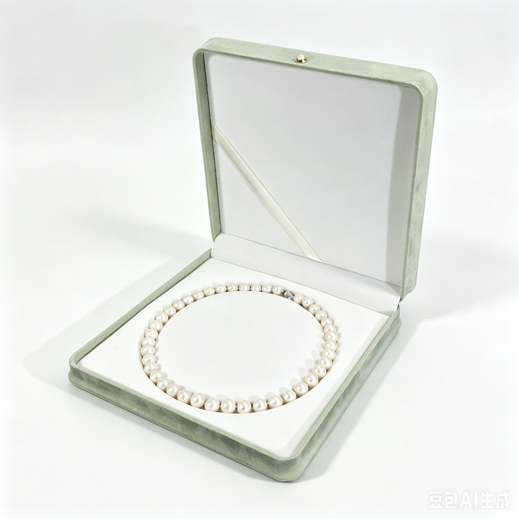 Minimalist well-crafted pearl necklace box 4 colors BN477
