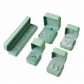 4 colors Pu leather material customizable ring box BL631