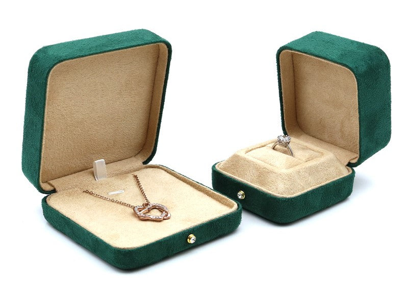 Premium microfiber box proposal wedding ring box BV211