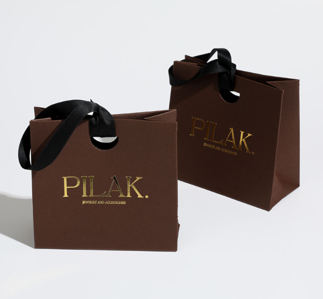 Fashion style paper bags for jewelry, cosmetics, and souvenirs 7 colors SP456