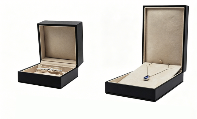 Premium high quality leather ring box BL545
