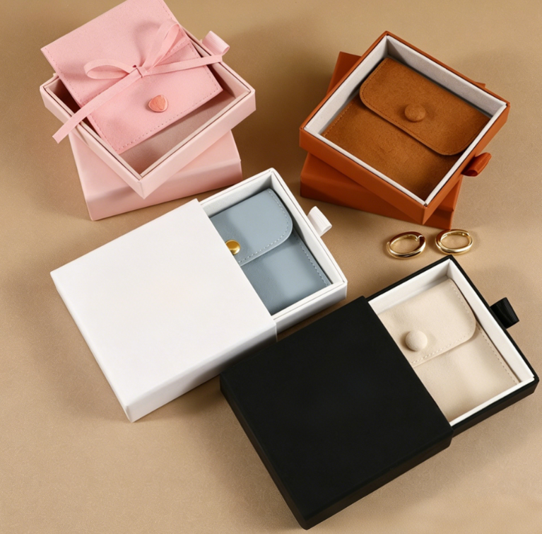 Popular new packaging styles sliding paper box ES375