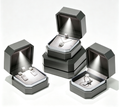 Exquisite design luxury jewellery packaging ring box with LED light L342