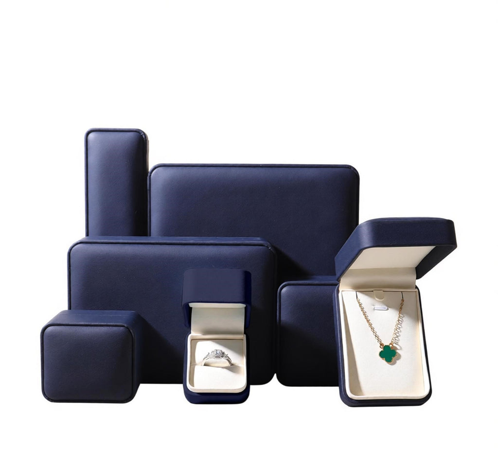 Affordable luxury hot sell pu leather ring box 5 colors BL985