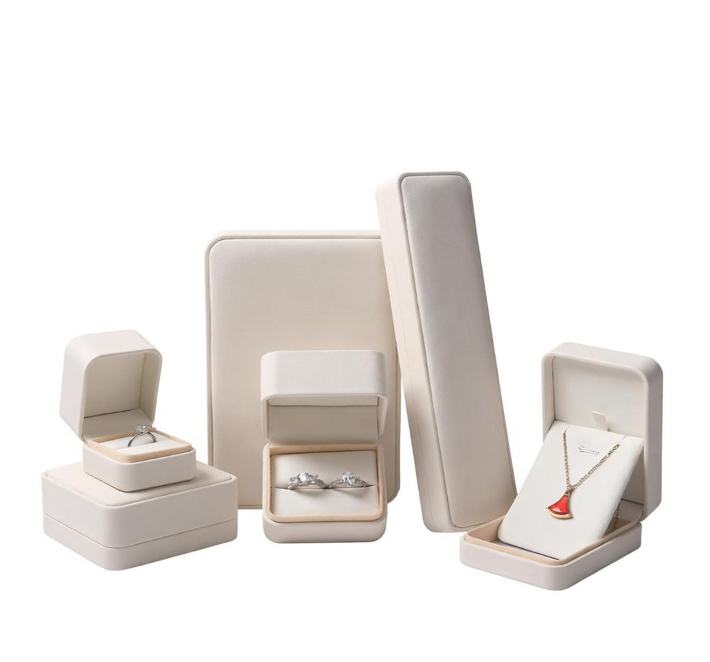 Affordable luxury hot sell pu leather ring box 5 colors BL985