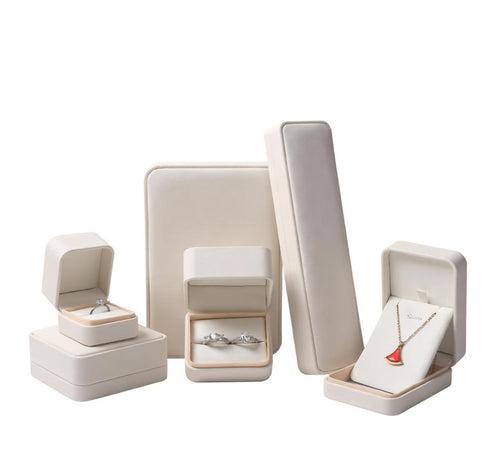 Affordable luxury hot sell pu leather ring box 5 colors BL985